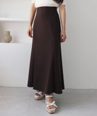 【イング/INGNI】の【WEB限定】バックレースアップマーメイドスカート ブラウン|ID: prp329100004525663 ipo3291000000032368218