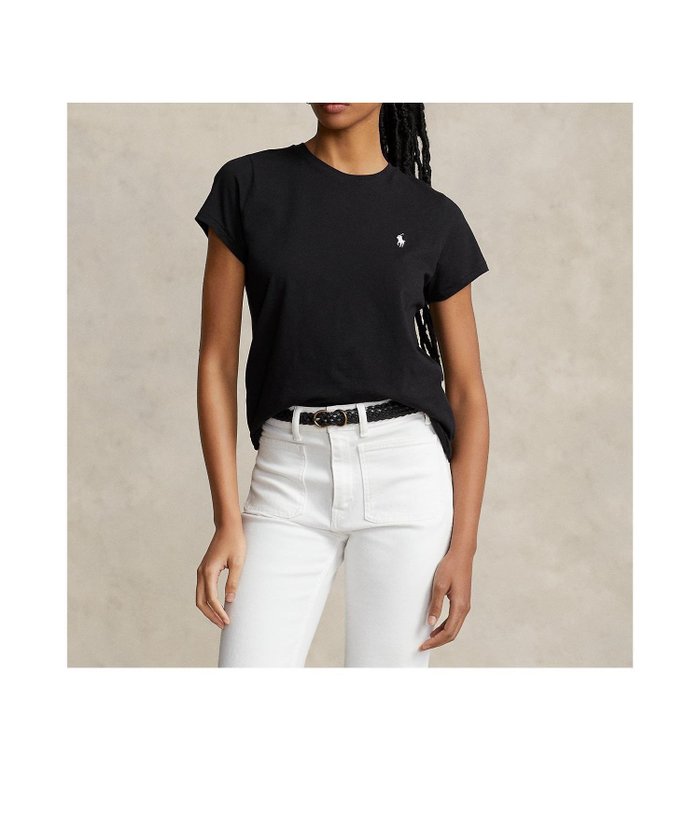 【ラルフローレン/RALPH LAUREN】のコットン ジャージー クルーネック Tシャツ インテリア・キッズ・メンズ・レディースファッション・服の通販 founy(ファニー) https://founy.com/ ファッション Fashion レディースファッション WOMEN トップス・カットソー Tops/Tshirt シャツ/ブラウス Shirts/Blouses ロング / Tシャツ T-Shirts ウォッシュ Wash ジャージー Jersey ストレート Straight フィット Fit 半袖 Short Sleeve |ID: prp329100004525672 ipo3291000000032291007