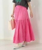 【その他のブランド/Other】のB MING by BEAMS / インド ティアード スカート PINK|ID: prp329100004525679 ipo3291000000032008554