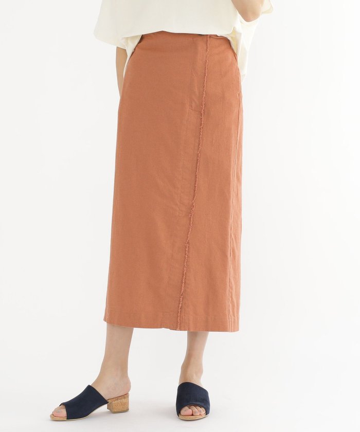 【その他のブランド/Other】のBEAMS HEART / リネン混 ラップ風スカート インテリア・キッズ・メンズ・レディースファッション・服の通販 founy(ファニー) https://founy.com/ ファッション Fashion レディースファッション WOMEN スカート Skirt スリット Slit フロント Front ベーシック Basic ラップ Wrap リネン Linen |ID: prp329100004525691 ipo3291000000032008583
