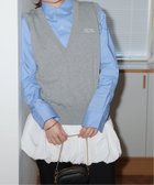 【スローブ イエナ/SLOBE IENA】のThe Skirt Chronicles SLOBE別注 Vネックベスト グレー|ID: prp329100004525697 ipo3291000000032008611