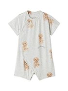 【ジェラート ピケ/gelato pique / KIDS】の【BABY】トイプードル柄ロンパース GRY[006]|ID: prp329100004525701 ipo3291000000032008626