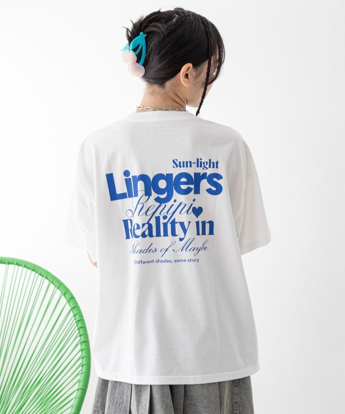 【レピピアルマリオ/repipi armario / KIDS】のチョベリグルーズTEE インテリア・キッズ・メンズ・レディースファッション・服の通販 founy(ファニー) https://founy.com/ ファッション Fashion キッズファッション KIDS おすすめ Recommend シンプル Simple デニム Denim トレンド Trend バンダナ Bandana プリント Print ボトム Bottom ミニスカート Mini Skirt ルーズ Loose 半袖 Short Sleeve |ID: prp329100004525707 ipo3291000000032008642