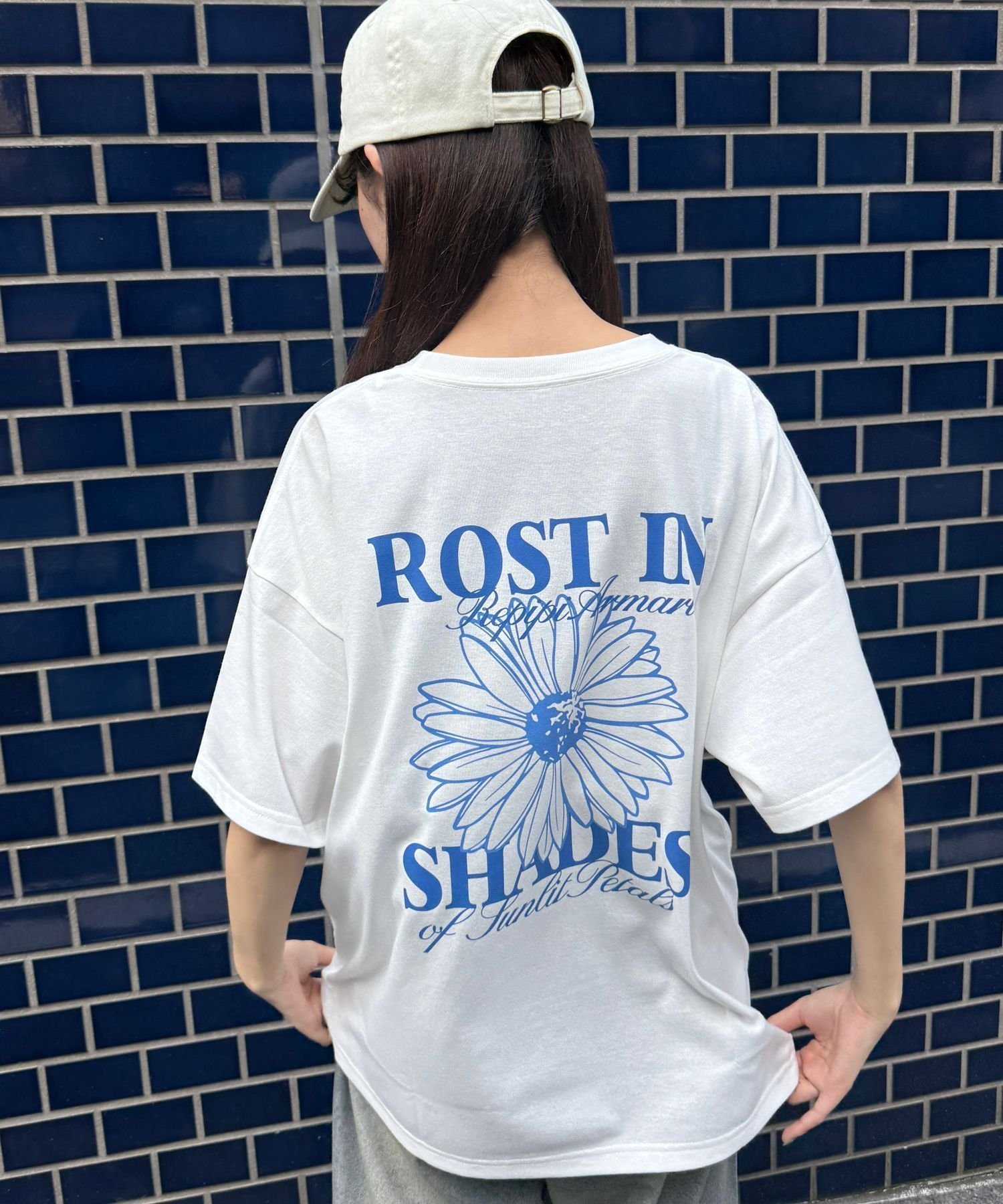 【レピピアルマリオ/repipi armario / KIDS】のチョベリグルーズTEE インテリア・キッズ・メンズ・レディースファッション・服の通販 founy(ファニー) 　ファッション　Fashion　キッズファッション　Fashion for Kids　おすすめ　Recommended / Our Picks　シンプル　Simple, Minimal　デニム　Denim, Jeans Material　トレンド　Trend, Trending Now　バンダナ　Bandana, Head Scarf　プリント　Print, Printed Pattern　ボトム　Bottoms, Lower Wear　ミニスカート　Mini Skirt, Short Skirt　ルーズ　Loose, Oversized　半袖　Short Sleeve, Half Sleeve　ホワイト09|ID: prp329100004525707 ipo3291000000033482226