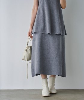 【コーエン/COEN】のダブルフェイスニットスカート 人気、トレンドファッション・服の通販 founy(ファニー) ファッション Fashion レディースファッション WOMEN スカート Skirt おすすめ Recommend エレガント 上品 Elegant カーディガン Cardigan シンプル Simple ジャケット Jacket セットアップ Set Up フレア Flare ポケット Pocket |ID:prp329100004525709