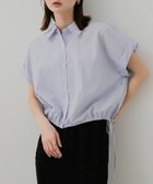 【センスオブプレイス/SENSE OF PLACE by URBAN RESEARCH】のクロップドバルーンブラウス 人気、トレンドファッション・服の通販 founy(ファニー) ファッション Fashion レディースファッション WOMEN トップス・カットソー Tops/Tshirt シャツ/ブラウス Shirts/Blouses 2025年 2025 2025春夏・S/S Ss,Spring/Summer,2025 クロップド Cropped デニム Denim 夏 Summer S/S・春夏 Ss・Spring/Summer thumbnail L.BLU×WHT|ID: prp329100004525715 ipo3291000000032008678
