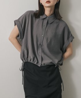 【センスオブプレイス/SENSE OF PLACE by URBAN RESEARCH】のクロップドバルーンブラウス 人気、トレンドファッション・服の通販 founy(ファニー) ファッション Fashion レディースファッション Fashion for Women トップス・カットソー Cut & Sew Tops シャツ・ブラウス・オフィスカジュアル Elegant Blouses & Button-Ups 2025年 2025 2025春夏・S/S Spring/Summer 2025 SS25 クロップド Cropped, Short Length デニム Denim, Jeans Material 夏 Summer S/S・春夏 SS, Spring/Summer, Warm Season |ID:prp329100004525715