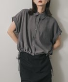 【センスオブプレイス/SENSE OF PLACE by URBAN RESEARCH】のクロップドバルーンブラウス 人気、トレンドファッション・服の通販 founy(ファニー) ファッション Fashion レディースファッション Fashion for Women トップス・カットソー Cut & Sew Tops シャツ・ブラウス・オフィスカジュアル Elegant Blouses & Button-Ups 2025年 2025 2025春夏・S/S Spring/Summer 2025 SS25 クロップド Cropped, Short Length デニム Denim, Jeans Material 夏 Summer S/S・春夏 SS, Spring/Summer, Warm Season thumbnail CHARCOAL|ID: prp329100004525715 ipo3291000000033241417