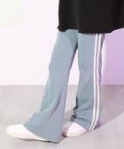 【デビロック/devirock / KIDS】の【DANCE】ウルトラストレッチ フレア ラインパンツ ボトムス ロングパンツ 24AW ダスティブルー|ID: prp329100004525717 ipo3291000000032008686