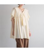 【ローリーズファーム/LOWRYS FARM】のフリルチュニックブラウス 人気、トレンドファッション・服の通販 founy(ファニー) ファッション Fashion レディースファッション WOMEN トップス・カットソー Tops/Tshirt シャツ/ブラウス Shirts/Blouses おすすめ Recommend ジョーゼット Georgette ストレート Straight スリーブ Sleeve デニム Denim フリル Frills フレンチ French thumbnail アイボリー08|ID: prp329100004525722 ipo3291000000032008714