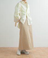 【アーバンリサーチ ドアーズ/URBAN RESEARCH DOORS】の製品染めカラースカート 人気、トレンドファッション・服の通販 founy(ファニー) ファッション Fashion レディースファッション WOMEN スカート Skirt 2025年 2025 2025春夏・S/S Ss,Spring/Summer,2025 おすすめ Recommend ケミカル Chemical ストレッチ Stretch ストレート Straight バランス Balance フラット Flat 夏 Summer S/S・春夏 Ss・Spring/Summer |ID:prp329100004525725