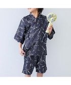 【デビロック/devirock / KIDS】のえらべるデザイン クラシカル甚平 甚平 25SS 001-ボタニカル-ネイビー|ID: prp329100004525733 ipo3291000000032543446