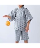 【デビロック/devirock / KIDS】のえらべるデザイン クラシカル甚平 甚平 25SS 003-麻の葉‐ブルーグレー|ID: prp329100004525733 ipo3291000000032543449