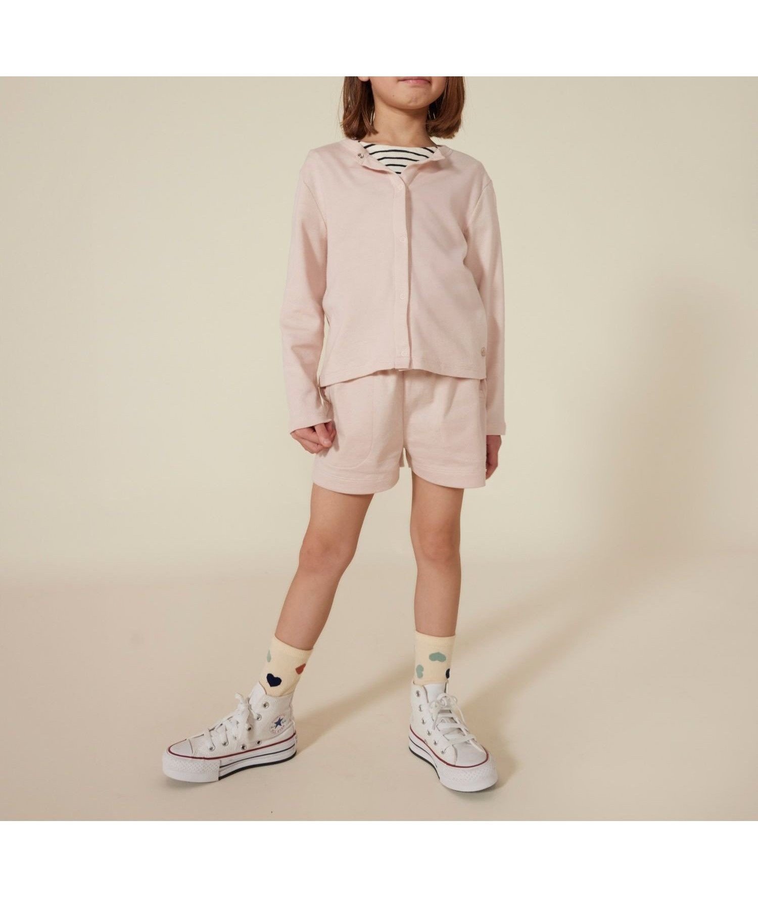【プチバトー/PETIT BATEAU / KIDS】の1x1コットンカーディガン インテリア・キッズ・メンズ・レディースファッション・服の通販 founy(ファニー) 　ファッション　Fashion　キッズファッション　KIDS　おすすめ　Recommend　カーディガン　Cardigan　シンプル　Simple　ライトピンク|ID: prp329100004525741 ipo3291000000032008790