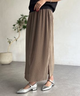【シェトワ/Chez toi】の【大人気リバイバル】プリーツナロースカート 人気、トレンドファッション・服の通販 founy(ファニー) ファッション Fashion レディースファッション WOMEN スカート Skirt シンプル Simple スリット Slit プリーツ Pleats ベスト Vest リラックス Relax プチプライス・低価格 Affordable おすすめ Recommend |ID:prp329100004525754