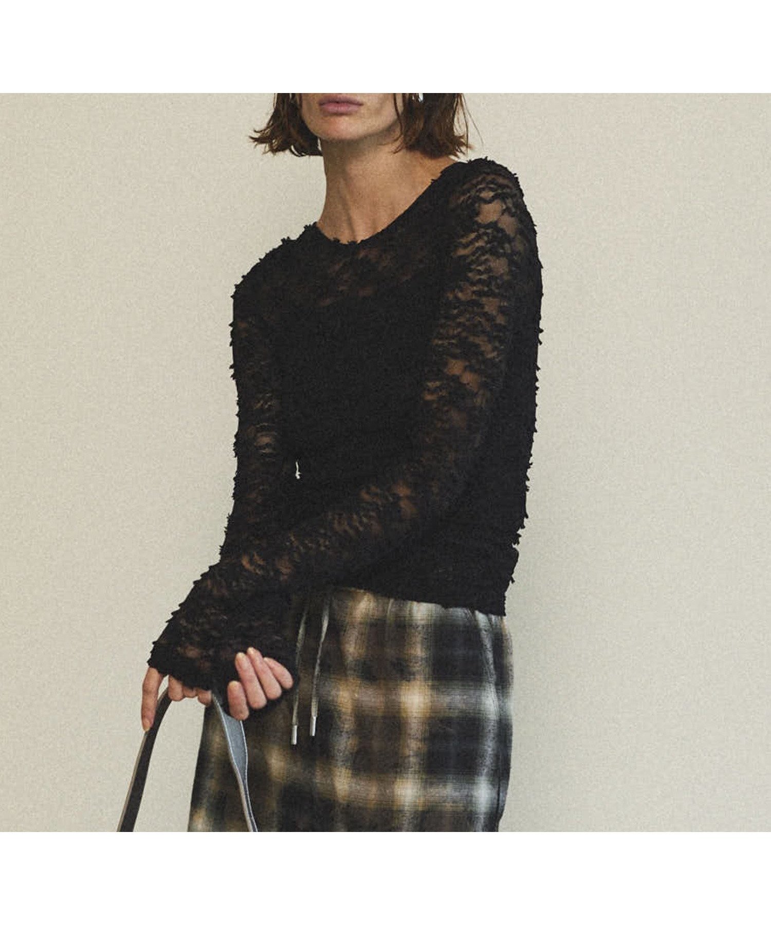 【メゾンスペシャル/MAISON SPECIAL】のFringe Lace Crew Neck Tops 人気、トレンドファッション・服の通販 founy(ファニー) 　ファッション　Fashion　レディースファッション　WOMEN　トップス・カットソー　Tops/Tshirt　インナー　Inner　フリンジ　Fringe　レース　Race　別注　Special Order　 other-1|ID: prp329100004525755 ipo3291000000032008845