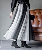 【アールピーエス/rps】のウエストリボンチュール配色ロングスカート 人気、トレンドファッション・服の通販 founy(ファニー) ファッション Fashion レディースファッション WOMEN スカート Skirt ロングスカート Long Skirt エアリー Airy チュール Tulle フロント Front ポケット Pocket リボン Ribbon ロング Long thumbnail オフホワイト|ID: prp329100004525760 ipo3291000000032008869
