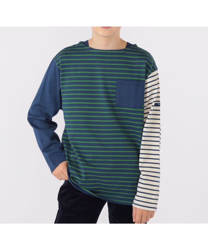 【シップス/SHIPS / KIDS】のSHIPS KIDS 140~160cm / オーガニック コットン ボーダー 長袖 TEE インテリア・キッズ・メンズ・レディースファッション・服の通販 founy(ファニー) https://founy.com/ ファッション Fashion キッズファッション KIDS オーガニック Organic スリーブ Sleeve 長袖 Long Sleeve フリル Frills ボーダー Border ポケット Pocket 無地 Plain Color ロンパース Rompers おすすめ Recommend 日本製 Made In Japan ギフト プレゼント Gift Present |ID: prp329100004525761 ipo3291000000032008868