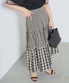 【その他のブランド/Other】のギンガムチェック ティアードスカート BEIGE|ID: prp329100004525765 ipo3291000000032008890