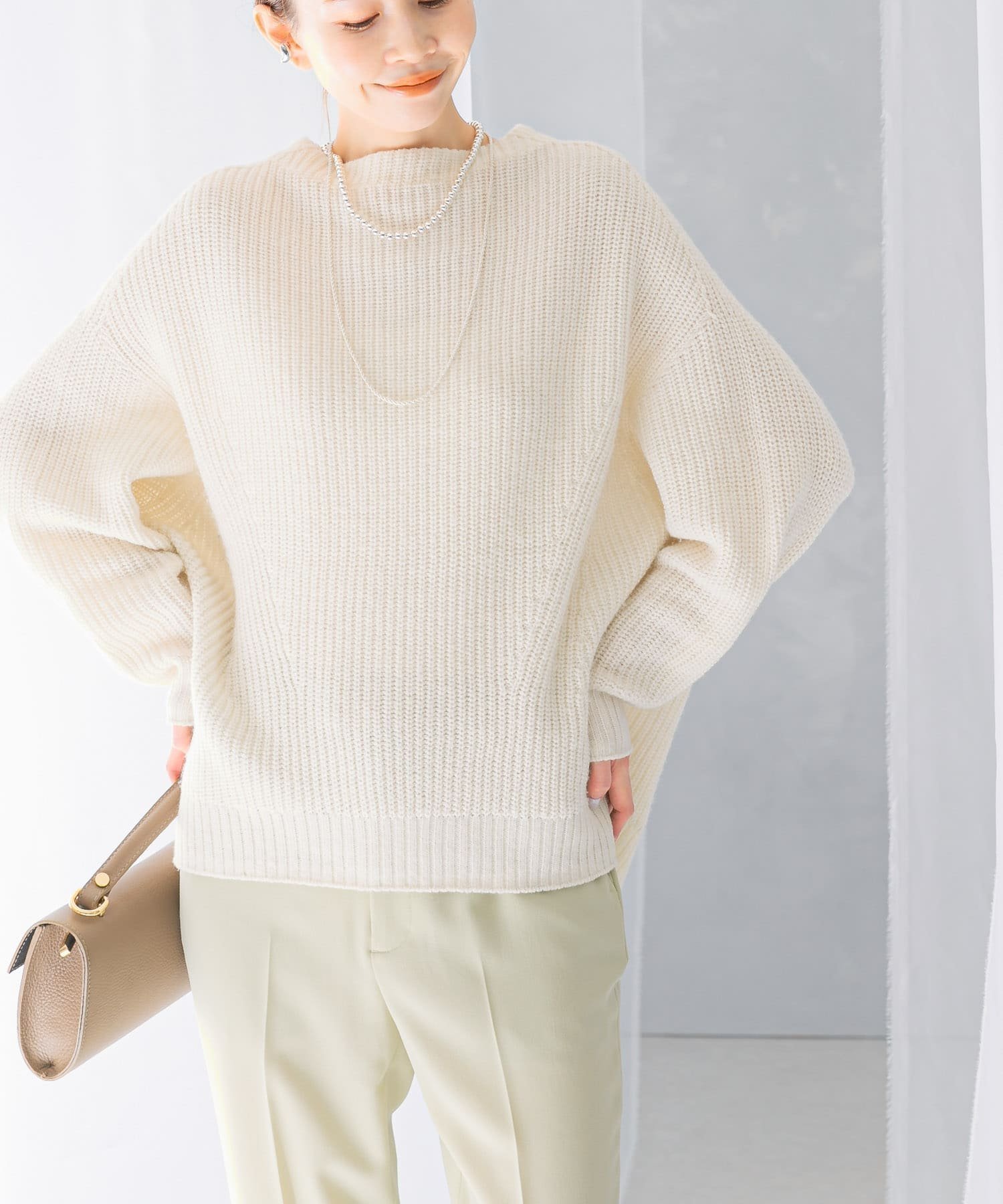 【アーバンリサーチ ロッソ/URBAN RESEARCH ROSSO】のボートネックバックスリット畦ニット 人気、トレンドファッション・服の通販 founy(ファニー) 　ファッション　Fashion　レディースファッション　WOMEN　トップス・カットソー　Tops/Tshirt　ニット　Knit Tops　2024年　2024　2024-2025秋冬・A/W　Aw/Autumn/Winter/Fw/Fall/2024-2025　冬　Winter　シンプル　Simple　スリット　Slit　畦　Ridge　A/W・秋冬　Aw・Autumn/Winter・Fw・Fall-Winter　 other-1|ID: prp329100004525773 ipo3291000000032008914