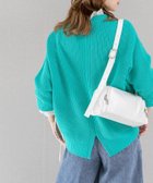 【アーバンリサーチ ロッソ/URBAN RESEARCH ROSSO】のボートネックバックスリット畦ニット MINT|ID: prp329100004525773 ipo3291000000032008919