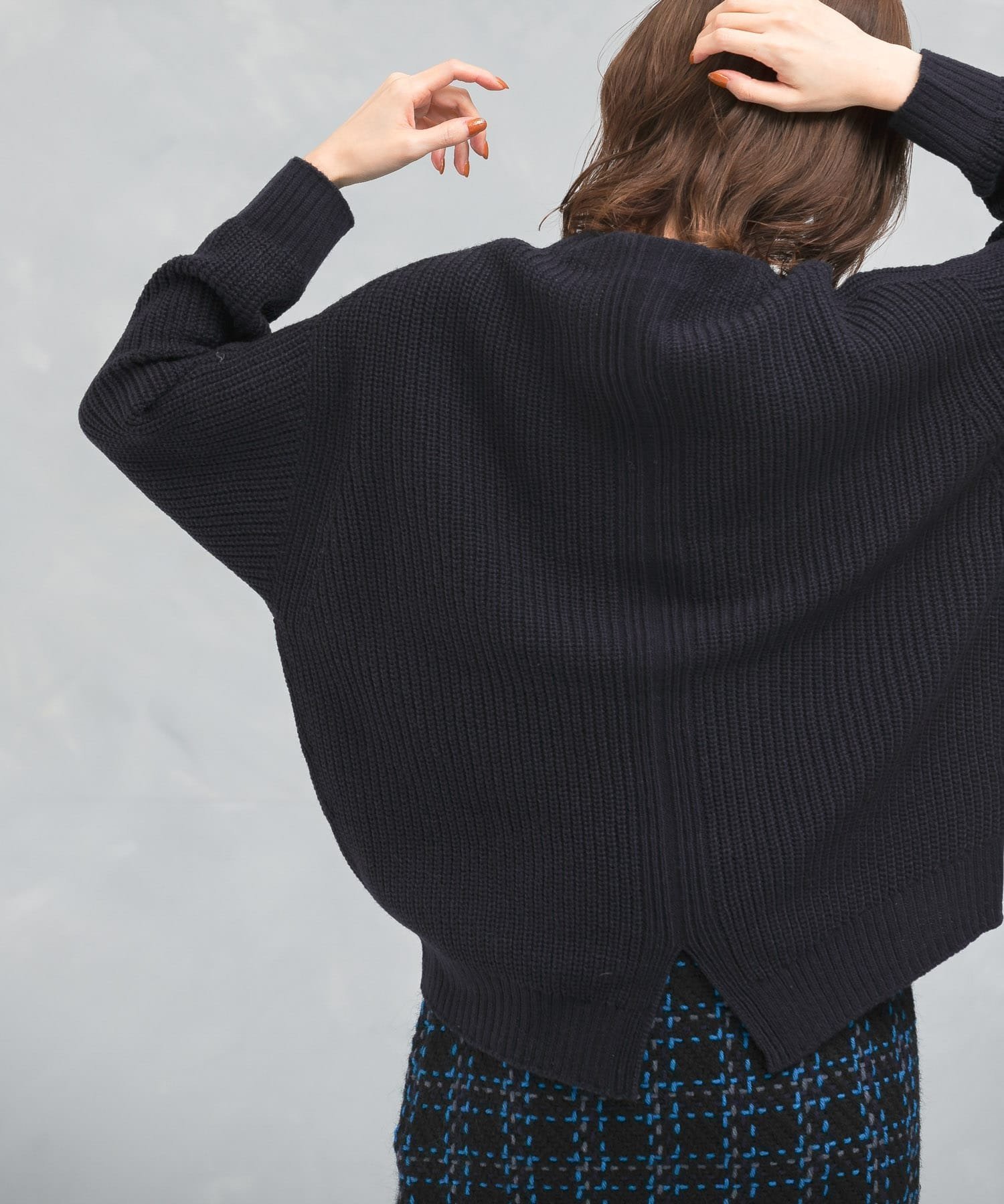 【アーバンリサーチ ロッソ/URBAN RESEARCH ROSSO】のボートネックバックスリット畦ニット インテリア・キッズ・メンズ・レディースファッション・服の通販 founy(ファニー) 　ファッション　Fashion　レディースファッション　WOMEN　トップス・カットソー　Tops/Tshirt　ニット　Knit Tops　2024年　2024　2024-2025秋冬・A/W　Aw/Autumn/Winter/Fw/Fall/2024-2025　冬　Winter　シンプル　Simple　スリット　Slit　畦　Ridge　A/W・秋冬　Aw・Autumn/Winter・Fw・Fall-Winter　D/NAVY|ID: prp329100004525773 ipo3291000000032008920