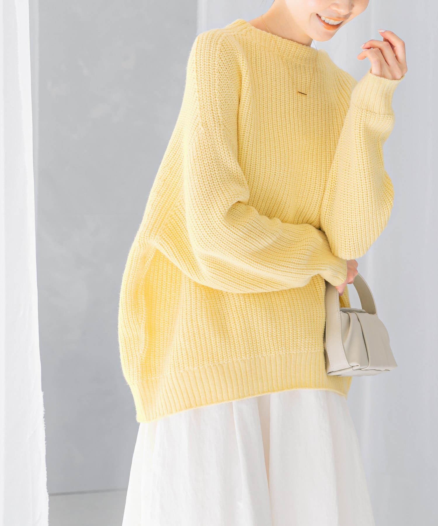 【アーバンリサーチ ロッソ/URBAN RESEARCH ROSSO】のボートネックバックスリット畦ニット インテリア・キッズ・メンズ・レディースファッション・服の通販 founy(ファニー) 　ファッション　Fashion　レディースファッション　WOMEN　トップス・カットソー　Tops/Tshirt　ニット　Knit Tops　2024年　2024　2024-2025秋冬・A/W　Aw/Autumn/Winter/Fw/Fall/2024-2025　冬　Winter　シンプル　Simple　スリット　Slit　畦　Ridge　A/W・秋冬　Aw・Autumn/Winter・Fw・Fall-Winter　LEMON|ID: prp329100004525773 ipo3291000000032008923