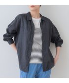 【インディヴィ/INDIVI】の【毎年人気!/フレンチリネン】ベーシックシャツ チャコールグレー|ID: prp329100004525783 ipo3291000000032008957