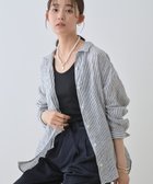 【インディヴィ/INDIVI】の【毎年人気!/フレンチリネン】ベーシックシャツ ブラック|ID: prp329100004525783 ipo3291000000032586531