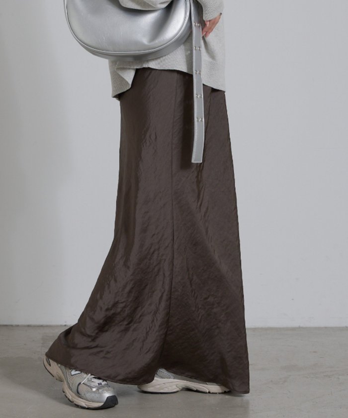 【チャオパニックティピー/CIAOPANIC TYPY】の【チェック柄登場/華奢見えが叶う】スタイルアップサテンスカート インテリア・キッズ・メンズ・レディースファッション・服の通販 founy(ファニー) https://founy.com/ ファッション Fashion レディースファッション Fashion for Women スカート Skirts サテン Satin, Glossy Fabric シンプル Simple, Minimal とろみ Fluid, Flowy Fabric チェック Check, Plaid, Tartan バランス Balance, Style Balance おすすめ Recommended / Our Picks エレガント 上品 Elegant |ID: prp329100004525784 ipo3291000000034577233