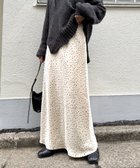 【チャオパニックティピー/CIAOPANIC TYPY】の【チェック柄登場/華奢見えが叶う】スタイルアップサテンスカート ホワイト|ID: prp329100004525784 ipo3291000000034577237