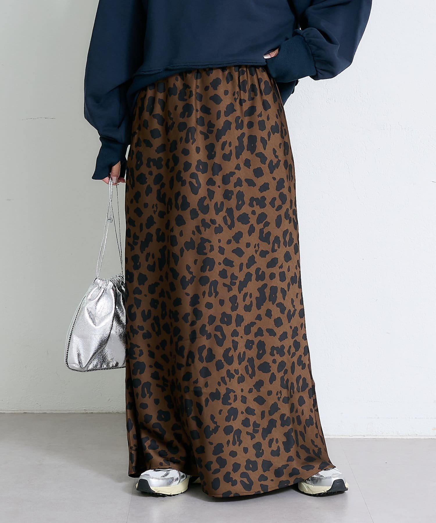 【チャオパニックティピー/CIAOPANIC TYPY】の【チェック柄登場/華奢見えが叶う】スタイルアップサテンスカート インテリア・キッズ・メンズ・レディースファッション・服の通販 founy(ファニー) 　ファッション　Fashion　レディースファッション　Fashion for Women　スカート　Skirts　サテン　Satin, Glossy Fabric　シンプル　Simple, Minimal　とろみ　Fluid, Flowy Fabric　チェック　Check, Plaid, Tartan　バランス　Balance, Style Balance　おすすめ　Recommended / Our Picks　エレガント 上品　Elegant　ブラウン|ID: prp329100004525784 ipo3291000000034577245