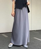 【チャオパニックティピー/CIAOPANIC TYPY】の【チェック柄登場/華奢見えが叶う】スタイルアップサテンスカート グレー|ID: prp329100004525784 ipo3291000000034577254