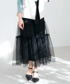 【ミッシュマッシュ/MISCH MASCH】の【2024春夏新作】チュールティアードスカート/MM417223 ブラック|ID: prp329100004525790 ipo3291000000032395155