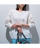 【インディヴィ/INDIVI】の新色登場!【洗える/体型カバー】レースコンビトップス ホワイト|ID: prp329100004525791 ipo3291000000033561249