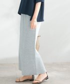 【アーバンリサーチ ロッソ/URBAN RESEARCH ROSSO】のランダムパイルスリットスカート MIX BLUE|ID: prp329100004525796 ipo3291000000032009038