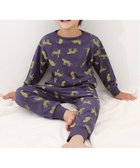 【デビロック/devirock / KIDS】のどっちも前 長袖パジャマ パジャマ 長袖パジャマ ルームウェア 長袖ルームウェア 005-ヒョウ-Dパープル|ID: prp329100004525810 ipo3291000000032009081