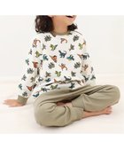 【デビロック/devirock / KIDS】のどっちも前 長袖パジャマ パジャマ 長袖パジャマ ルームウェア 長袖ルームウェア 007-恐竜-Lカーキ|ID: prp329100004525810 ipo3291000000032009086