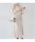 【ノエラ/Noela】のパッカリングサテンナロースカート 人気、トレンドファッション・服の通販 founy(ファニー) ファッション Fashion レディースファッション WOMEN スカート Skirt ギャザー Gather サテン Satin ドレープ Drape ポケット Pocket thumbnail ベージュ|ID: prp329100004525831 ipo3291000000032009166
