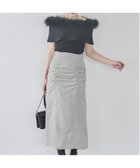 【ノエラ/Noela】のパッカリングサテンナロースカート 人気、トレンドファッション・服の通販 founy(ファニー) ファッション Fashion レディースファッション WOMEN スカート Skirt ギャザー Gather サテン Satin ドレープ Drape ポケット Pocket thumbnail ライトグリーン|ID: prp329100004525831 ipo3291000000032009168