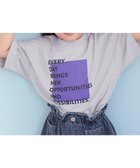 【デビロック/devirock / KIDS】のデビラボ 洗濯に強い BIGシルエット プリント半袖Tシャツ Tシャツ トップス 25SS 003-スクエア-Lグレー|ID: prp329100004525835 ipo3291000000032009187