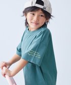 【デビロック/devirock / KIDS】のデビラボ 洗濯に強い BIGシルエット プリント半袖Tシャツ Tシャツ トップス 25SS 007-袖ロゴ-ハンターグリーン|ID: prp329100004525835 ipo3291000000032009193