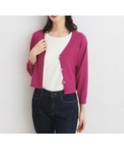 【ローラアシュレイ/LAURA ASHLEY】の【接触冷感/洗える/ショート丈】Vネックカーディガン 人気、トレンドファッション・服の通販 founy(ファニー) ファッション Fashion レディースファッション WOMEN トップス・カットソー Tops/Tshirt カーディガン Cardigans Vネック V-Neck カーディガン Cardigan ショート Short シンプル Simple 夏 Summer 洗える Washable thumbnail パープル|ID: prp329100004525838 ipo3291000000032009206