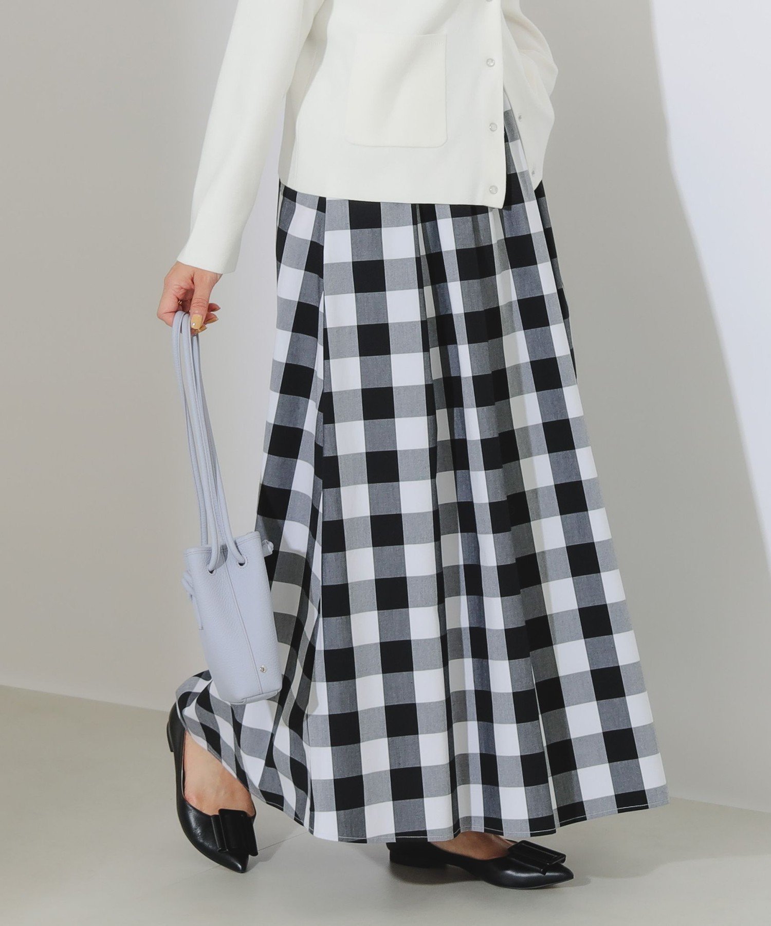 【その他のブランド/Other】のギンガム ドット スカート 人気、トレンドファッション・服の通販 founy(ファニー) 　ファッション　Fashion　レディースファッション　WOMEN　スカート　Skirt　くるぶし　Ankle　ギャザー　Gather　ギンガム　Gingham　ドット　Dot　定番　Standard　フラット　Flat　フレア　Flare　フロント　Front　ポケット　Pocket　マキシ　Maxi　おすすめ　Recommend　 other-1|ID: prp329100004525855 ipo3291000000032009264