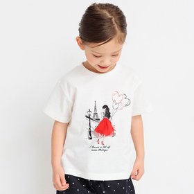 【ブランシェス/branshes / KIDS】のアソートパリアートTシャツ 人気、トレンドファッション・服の通販 founy(ファニー) ファッション Fashion キッズファッション KIDS プリント Print モチーフ Motif レース Race エレガント 上品 Elegant |ID:prp329100004525856