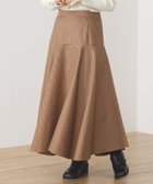 【その他のブランド/Other】のBEAMS HEART / イレギュラーヘム チェックスカート BEIGE|ID: prp329100004525857 ipo3291000000032009279