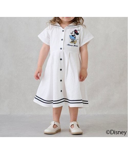【その他のブランド/Other】の【Disney】セーラーワンピース インテリア・キッズ・メンズ・レディースファッション・服の通販 founy(ファニー) https://founy.com/ ファッション Fashion キッズファッション KIDS ワンピース Dress/Kids セットアップ Set Up トレンド Trend プリーツ Pleats ベビー Baby ポケット Pocket |ID: prp329100004525877 ipo3291000000032009353