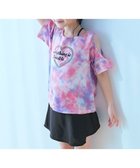 【デビロック/devirock / KIDS】のUVカット タイダイ セパレート水着 3Pセット 水着 セパレート水着 グレープピンク|ID: prp329100004525887 ipo3291000000032303704