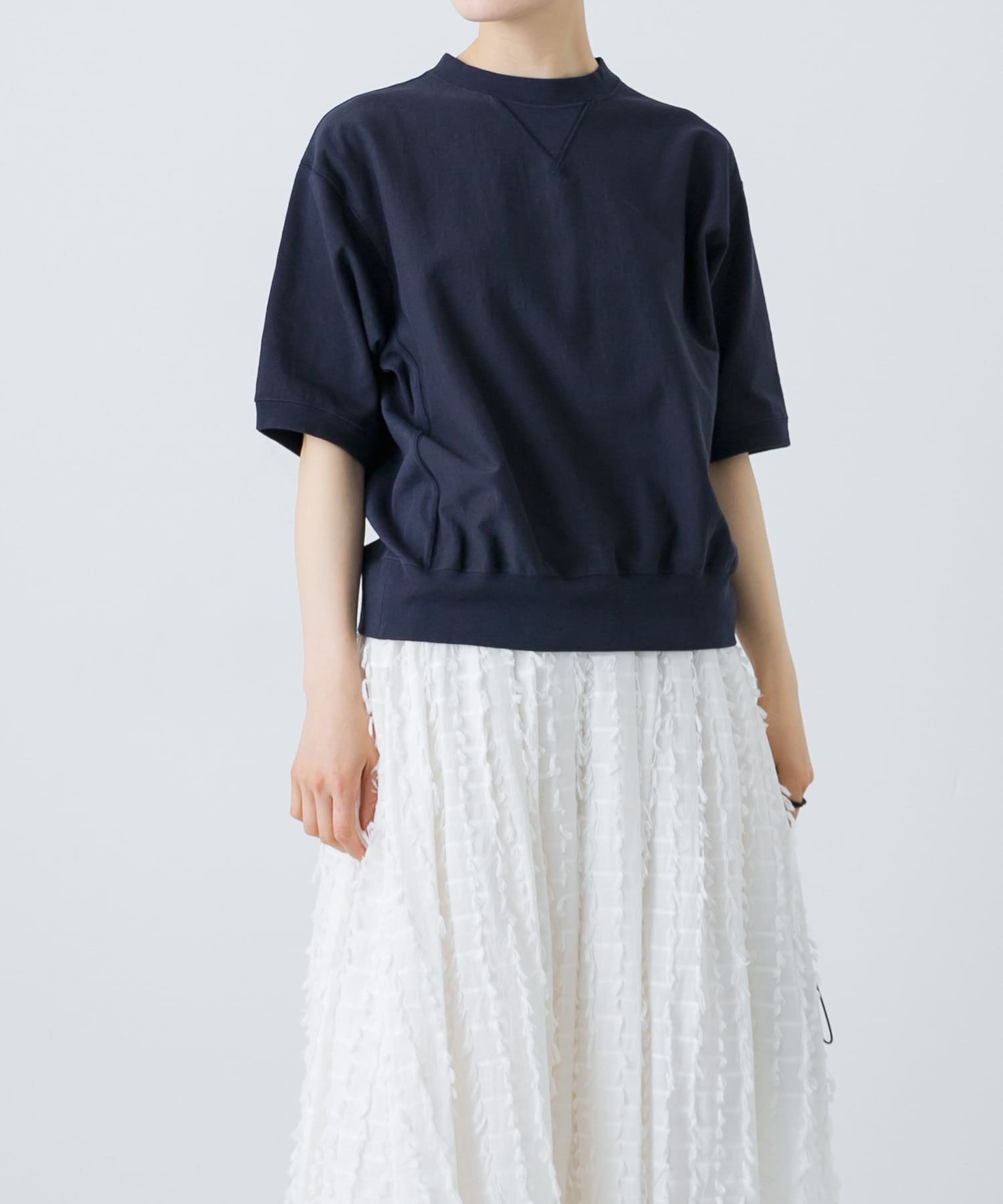 【かぐれ/kagure / URBAN RESEARCH】のコットンVガゼットプルオーバー インテリア・キッズ・メンズ・レディースファッション・服の通販 founy(ファニー) 　ファッション　Fashion　レディースファッション　WOMEN　トップス・カットソー　Tops/Tshirt　プルオーバー　Pullover　2025年　2025　2025春夏・S/S　Ss,Spring/Summer,2025　インナー　Inner　サロペット　Overalls　バランス　Balance　ボトム　Bottom　ヴィンテージ　Vintage　切替　Switching　夏　Summer　S/S・春夏　Ss・Spring/Summer　NAVY|ID: prp329100004525896 ipo3291000000032202952