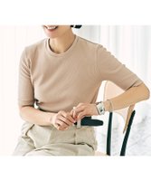 【デミルクス ビームス/Demi-Luxe BEAMS】の【別注】スタイリスト佐藤佳菜子 * SLOANE / クルーネック リブTシャツ 人気、トレンドファッション・服の通販 founy(ファニー) ファッション Fashion レディースファッション WOMEN トップス・カットソー Tops/Tshirt シャツ/ブラウス Shirts/Blouses ロング / Tシャツ T-Shirts インナー Inner 春 Spring カットソー Cut And Sew カーディガン Cardigan コラボ Collaboration コレクション Collection シンプル Simple ジャケット Jacket スクエア Square タンク Tank テレコ Tereko トリプル Triple 人気 Popularity フィット Fit 別注 Special Order S/S・春夏 Ss・Spring/Summer 夏 Summer エレガント 上品 Elegant |ID:prp329100004525899